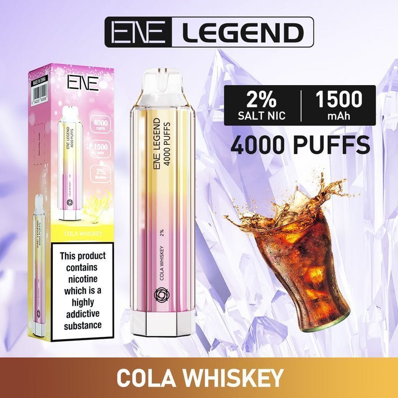 ENE Elux Crystal Legend 4000 Disposable Vape Puff Bar - Loco Vape UK