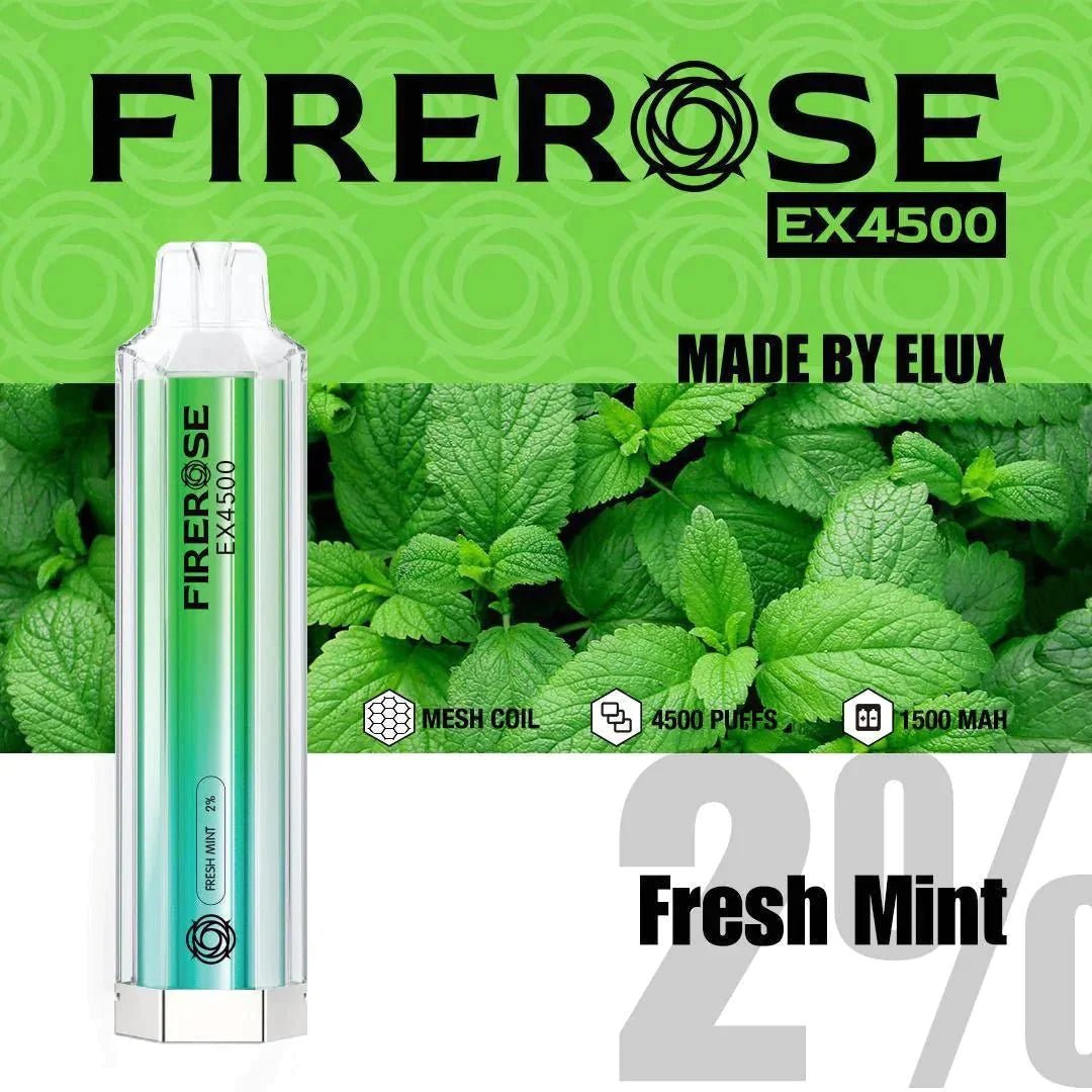 Firerose EX4500 Disposable Vape Pod Puff Pod Box of 10 - Loco Vape UK