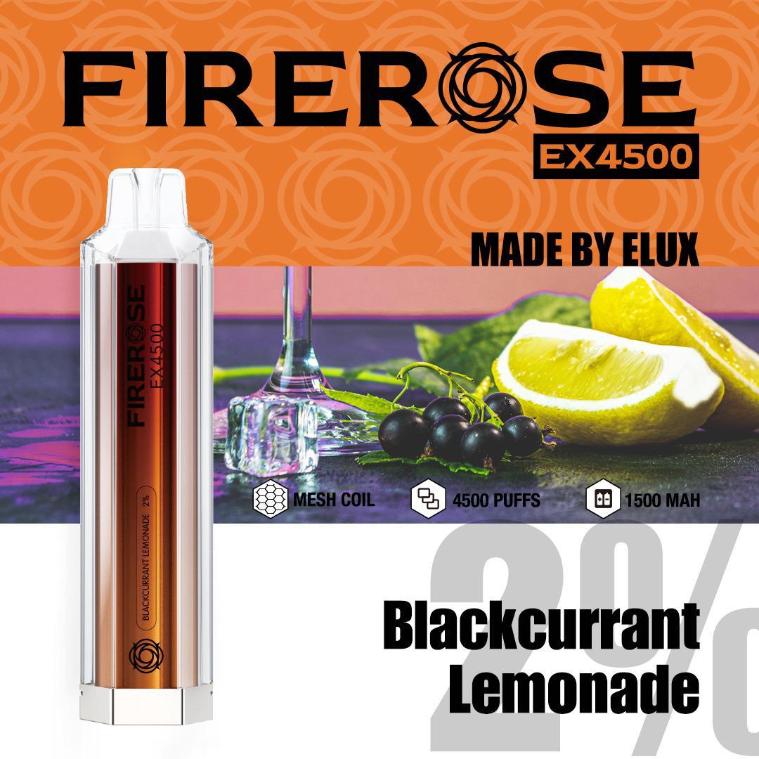 Firerose EX4500 Disposable Vape Puff Pod Device - Loco Vape UK