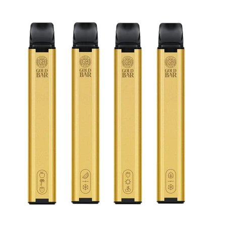 Gold Bar 600 Disposable Vape Pod Puff Bar Pod - Loco Vape UK