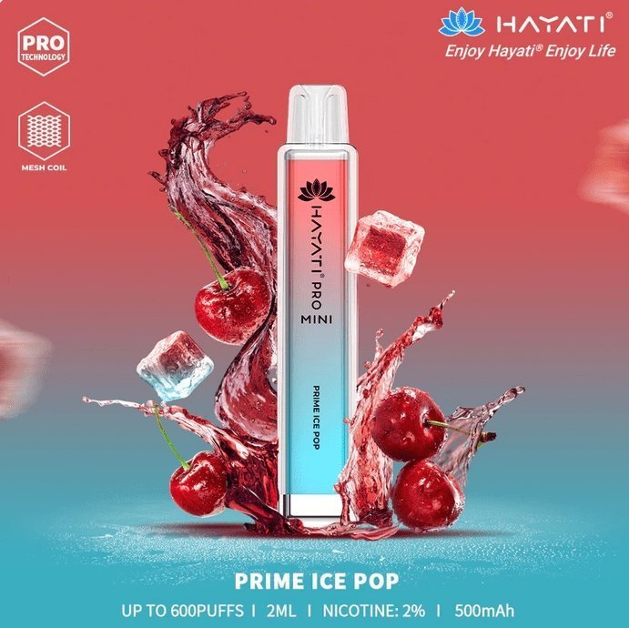 Hayati Crystal Mini Pro 600 Disposable Vape Pod Puff Kit - Loco Vape UK