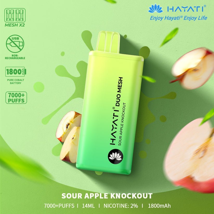 Hayati Duo Mesh 7000 Puffs Disposable Vape Bar Pod Kit - Loco Vape UK