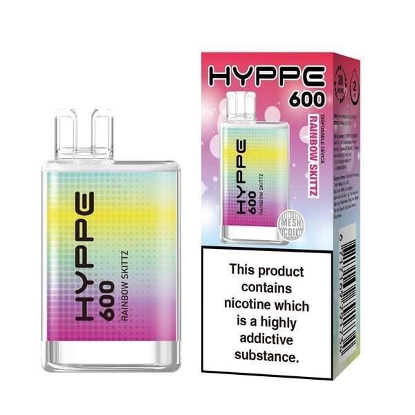 Hyppe 600 Crystal Disposable Vape Puff Pod - Box of 10 - Loco Vape UK