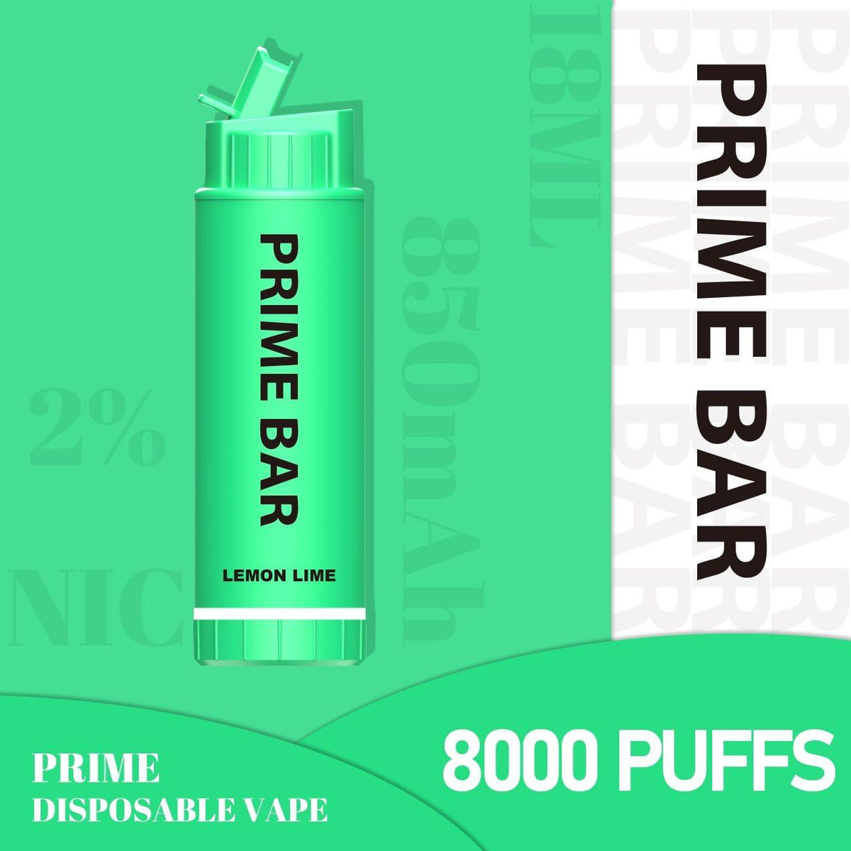 Prime Bar 8000 Disposable Vape Puff Bar Box of 10 - Loco Vape UK