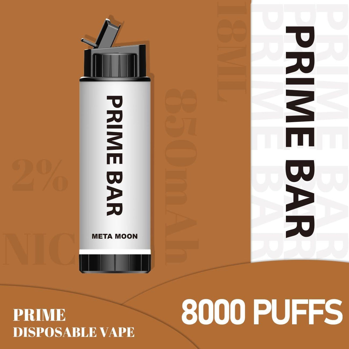 Prime Bar 8000 Disposable Vape Puff Bar Box of 10 - Loco Vape UK